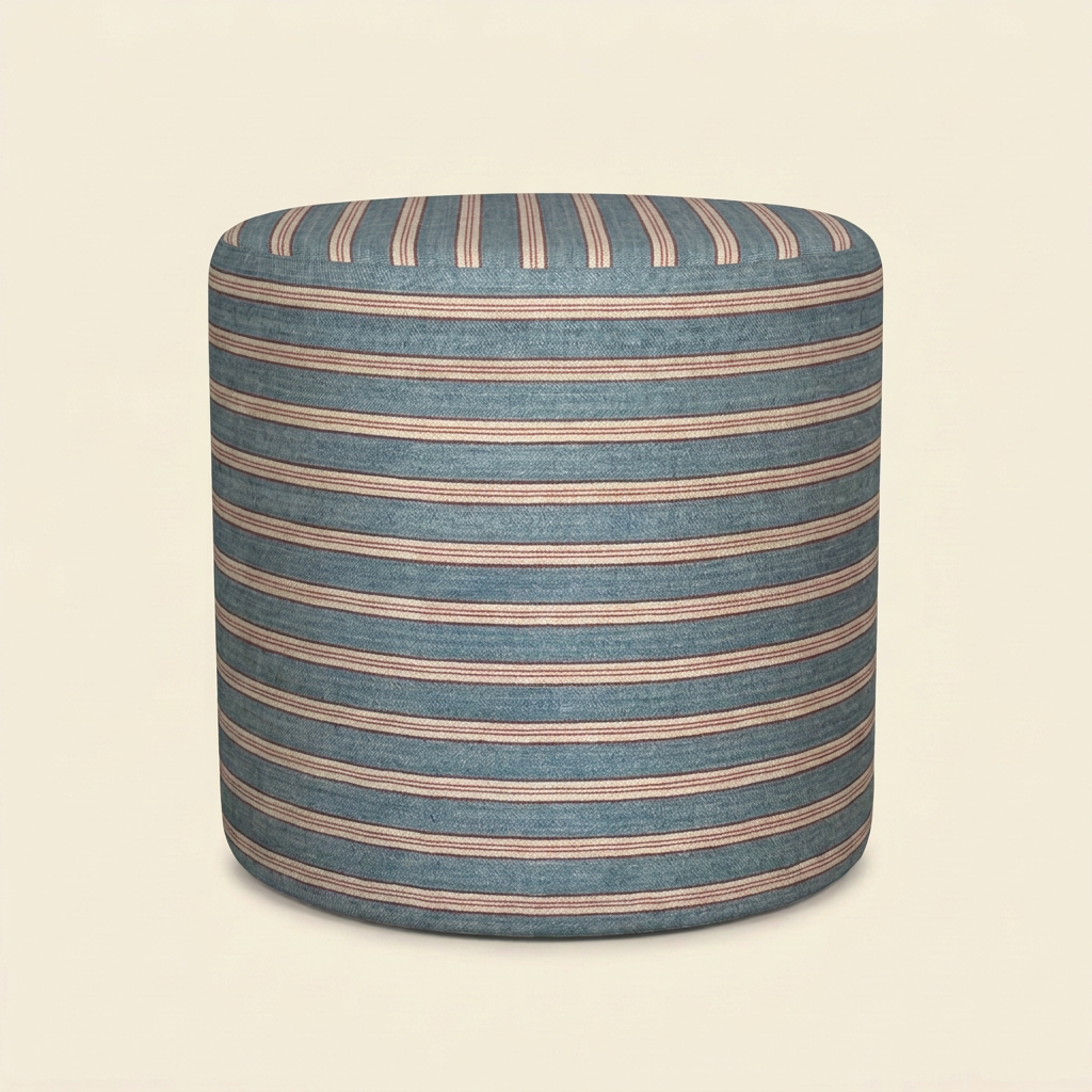 Firefly_recreate this product cut out green pouffe, but with the blue stripe in ref 2 322356 Firefly_recreate this product cut out green pouffe, but with the blue stripe in ref 2 322356