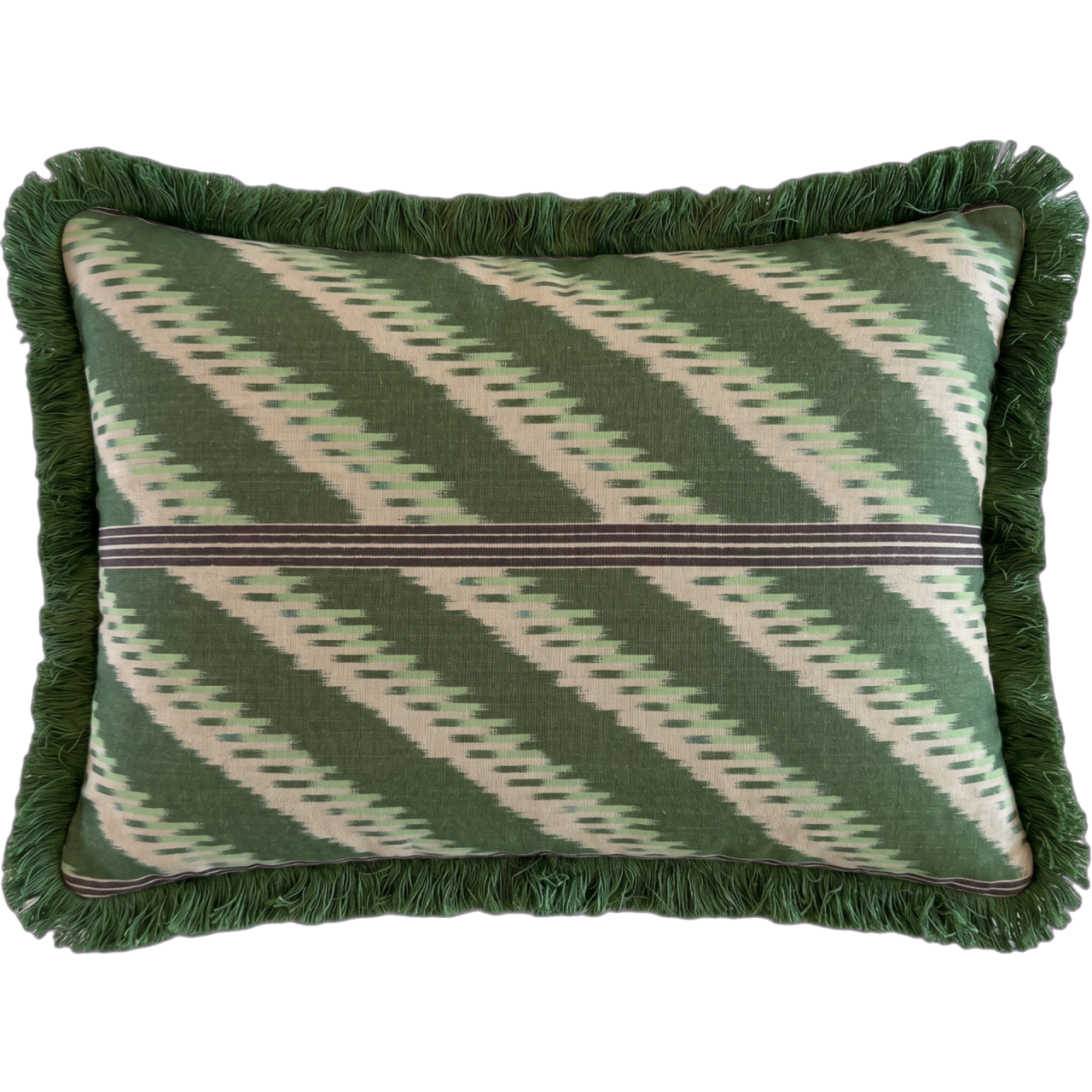 Robert Kime - Ikat with Brush Fringing