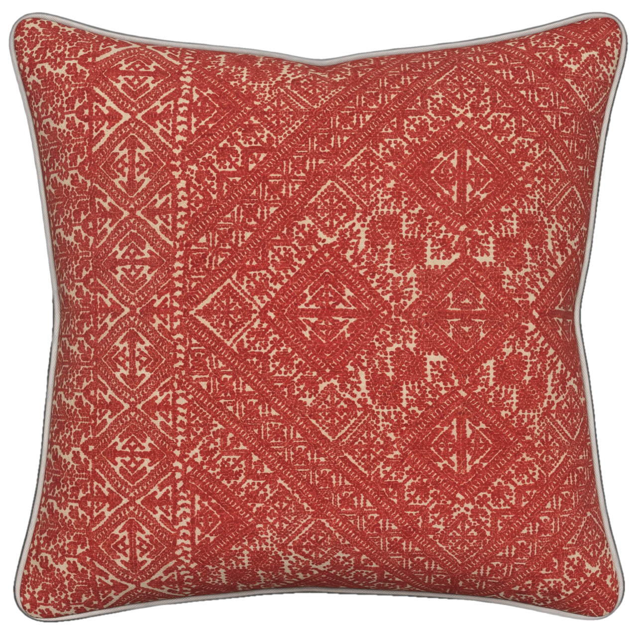 Pair of Fez Weave, Persimmon