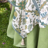 CU Green Tamarind Skirted Table Outside